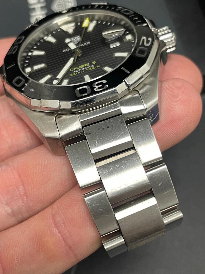 TAG Heuer Aquaracer Calibre 5 Automatic 43mm Black Dial Stainless Steel