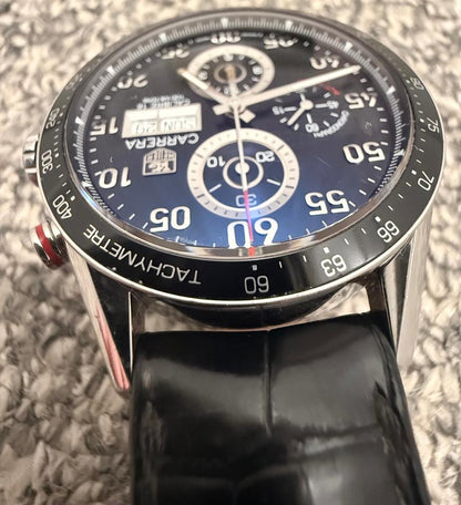 TAG Heuer Carrera Chronograph 41mm Black Dial Stainless Steel