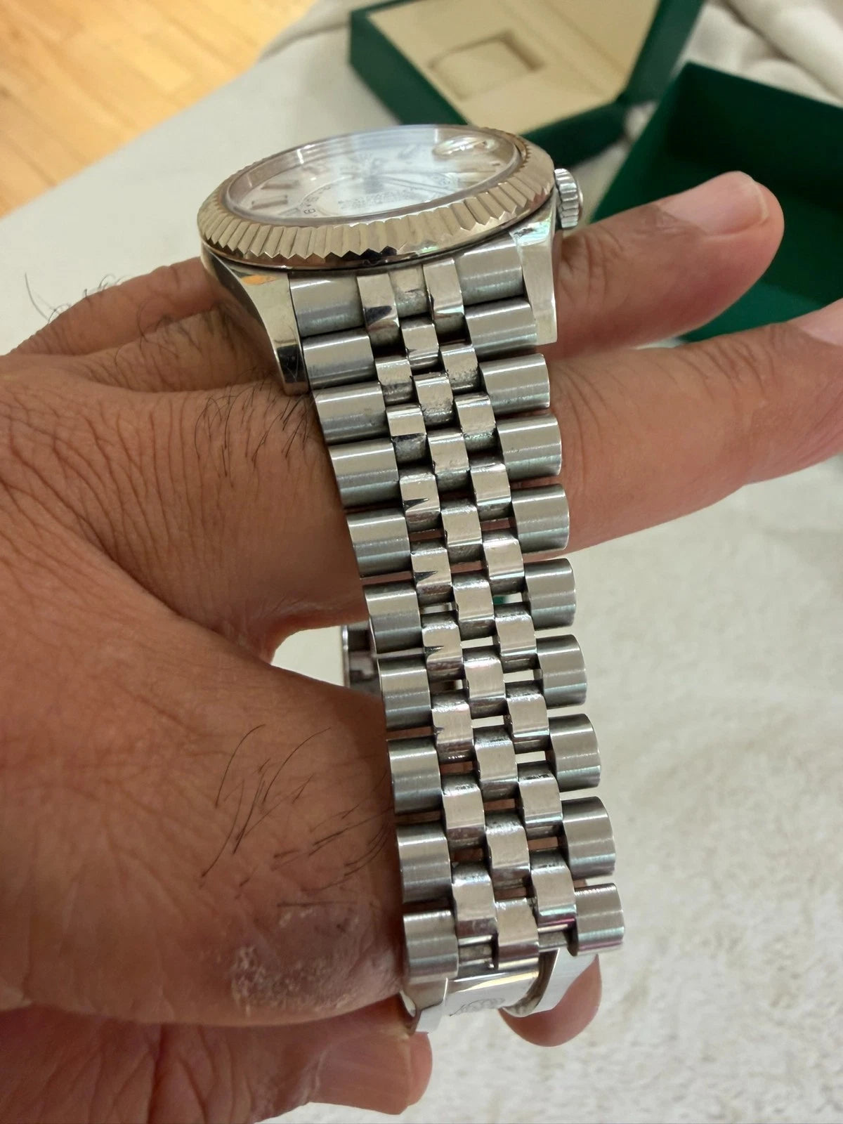 Rolex Sky-Dweller 326934 White Dial Jubilee Bracelet