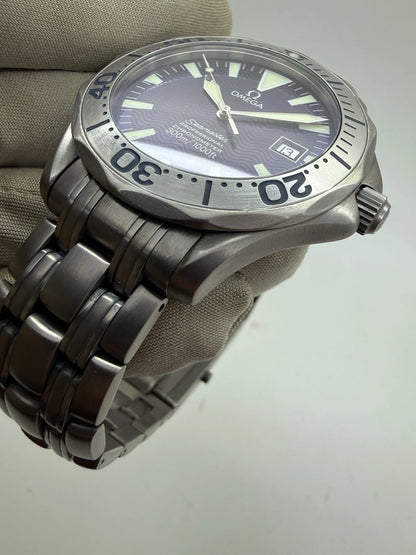Omega Seamaster Professional 2231.80 Titanium 41mm Purple Blue Dial