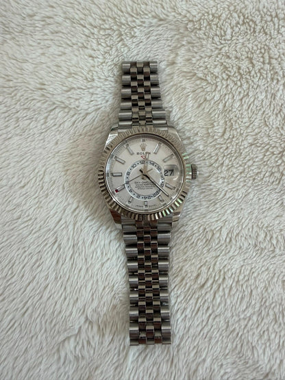 Rolex Sky-Dweller 326934 White Dial Jubilee Bracelet