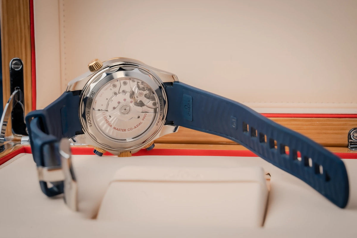 Omega Seamaster Diver 300M 42mm Two-Tone Blue Wave Dial