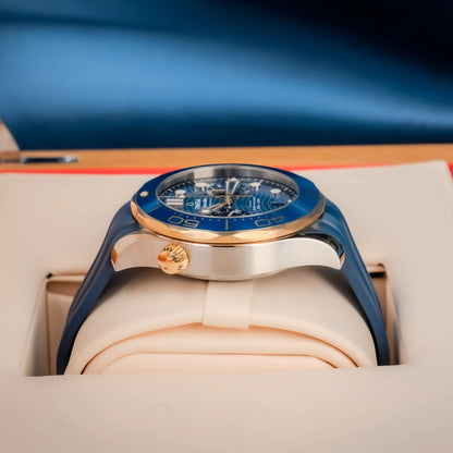 Omega Seamaster Diver 300M 42mm Two-Tone Blue Wave Dial