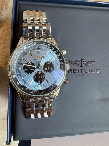 Breitling Navitimer AB0139241C1A1 46mm Blue Dial Stainless Steel