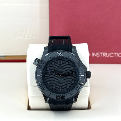 Omega Seamaster Diver 300 43.5mm Black Ceramic Case & Dial