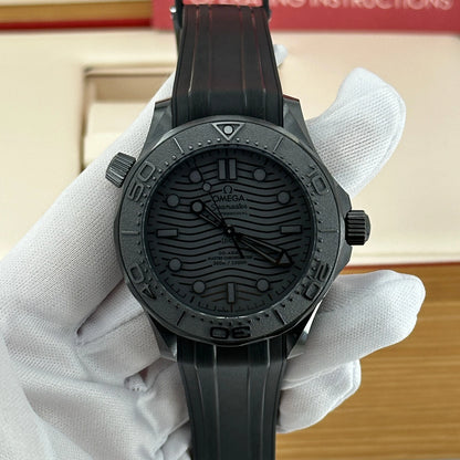 Omega Seamaster Diver 300 43.5mm Black Ceramic Case & Dial