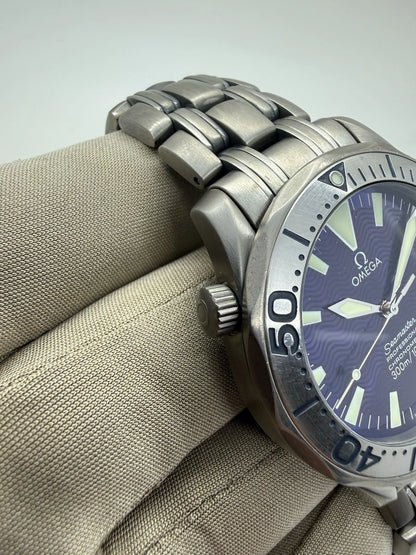 Omega Seamaster Professional 2231.80 Titanium 41mm Purple Blue Dial