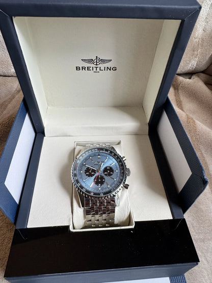 Breitling Navitimer AB0139241C1A1 46mm Blue Dial Stainless Steel