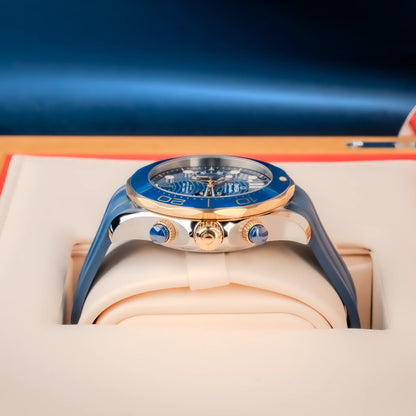 Omega Seamaster Diver 300M 42mm Two-Tone Blue Wave Dial