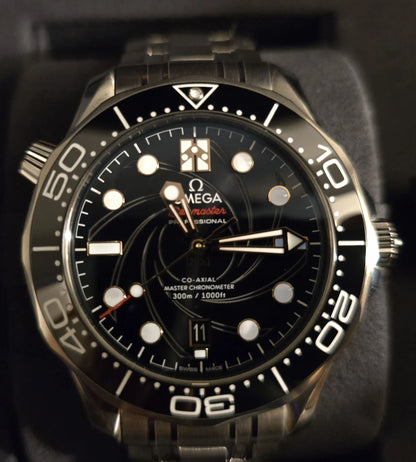 Omega Seamaster Diver 300M 007 Limited Edition 42mm Black Dial