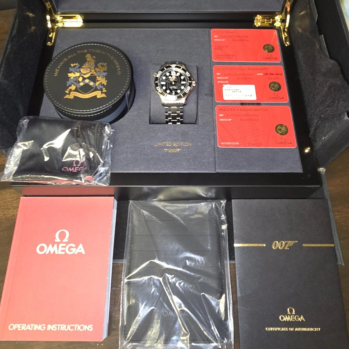 Omega Seamaster Diver 300M 007 Limited Edition 42mm Black Dial