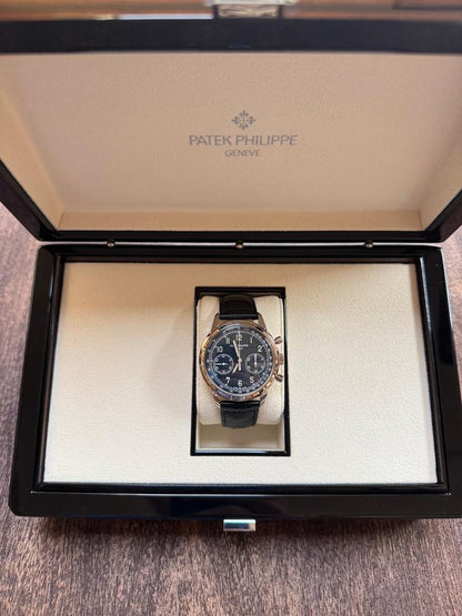 Patek Philippe Complications Annual Calendar Moon Phase White Gold Blue Dial