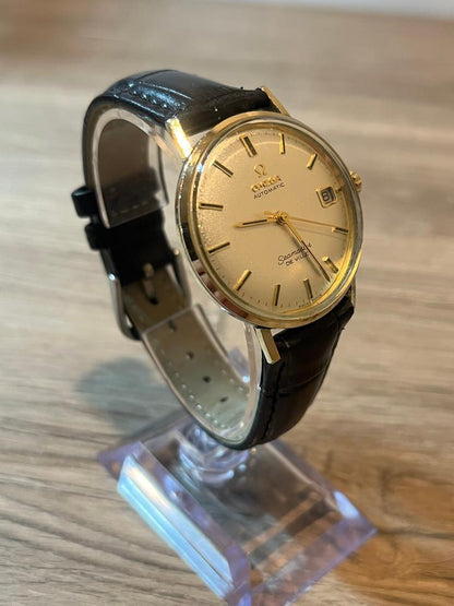 Omega Seamaster DeVille 166.020 34mm Gold & Steel Stardust Dial