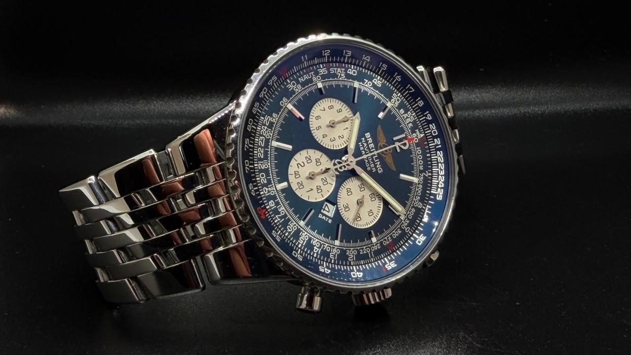 Breitling Navitimer Heritage A35350 43mm Blue Dial Stainless Steel