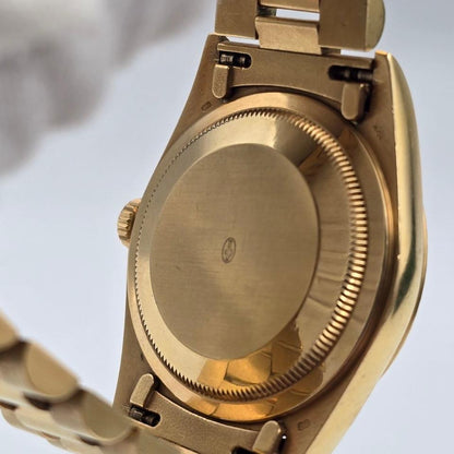 Rolex Day-Date 36 18K Yellow Gold Champagne Diamond Dial
