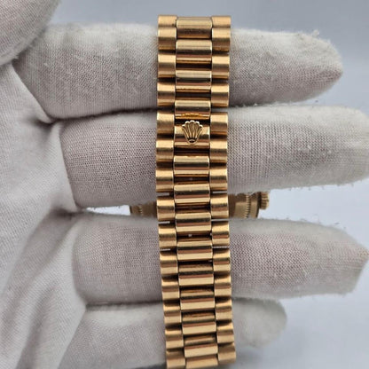 Rolex Day-Date 36 18K Yellow Gold Champagne Diamond Dial