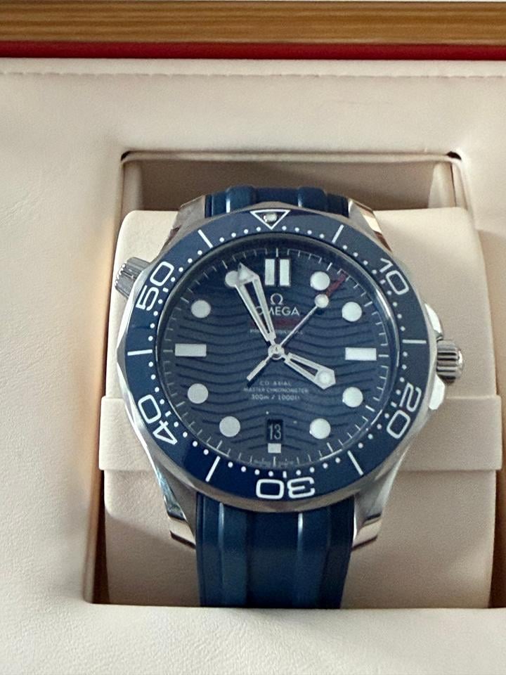 Omega Seamaster Diver 300M 42mm Stainless Steel Blue Wave Dial