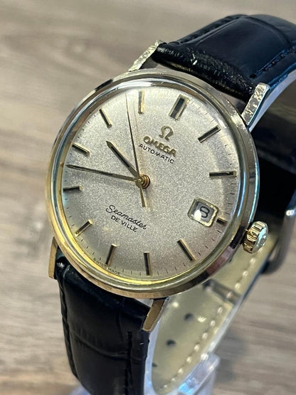 Omega Seamaster DeVille 166.020 34mm Gold & Steel Stardust Dial