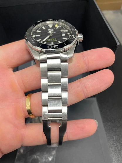 TAG Heuer Aquaracer Calibre 5 Automatic 43mm Black Dial Stainless Steel