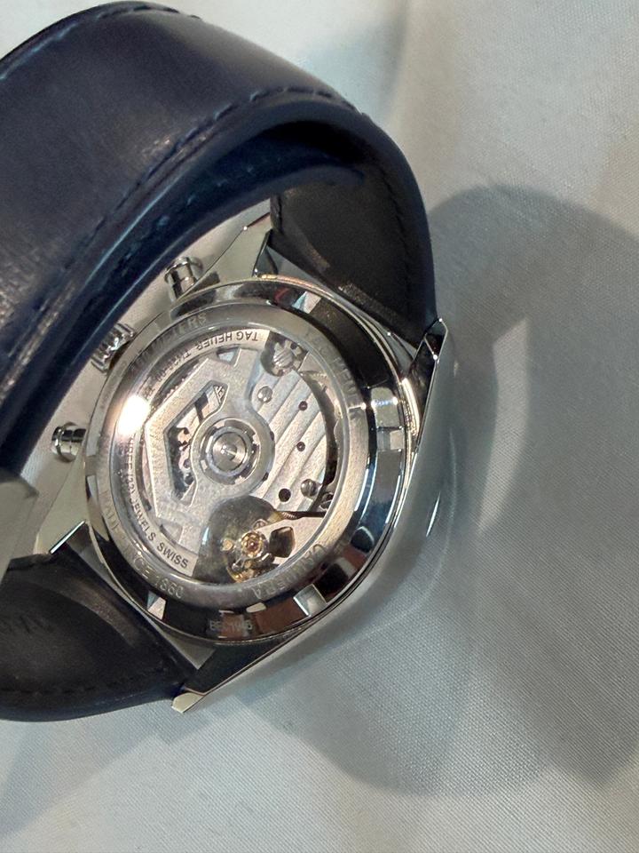 TAG Heuer Carrera Chronograph 39mm Blue Dial Stainless Steel