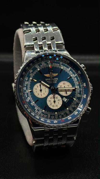 Breitling Navitimer Heritage A35350 43mm Blue Dial Stainless Steel