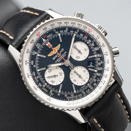 Breitling Navitimer 1 B01 Chronograph AB0120 43mm Black Dial