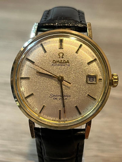 Omega Seamaster DeVille 166.020 34mm Gold & Steel Stardust Dial